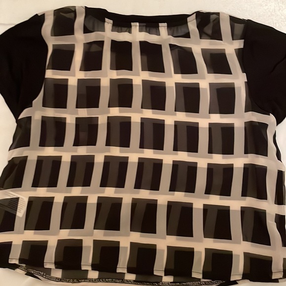 Xhilaration women’s size small sheer crop top with front pocket and cap sleeve. - Picture 5 of 6